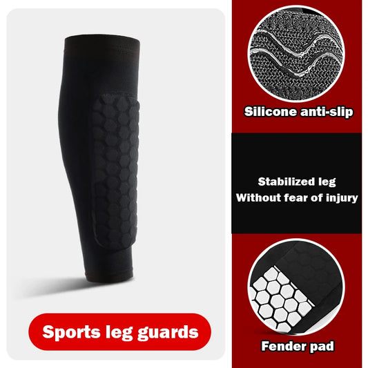 Shin Guard Socks Sleeves with Foam