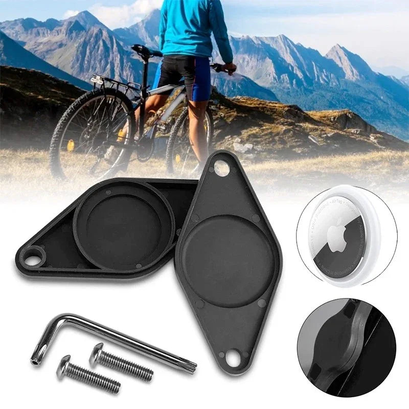 Hållare skruvinfästning till Cykel för Apple AirTag - Svart