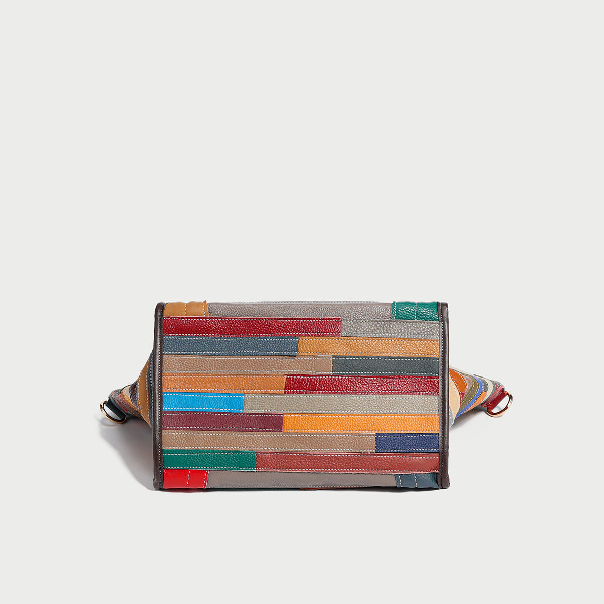 Abstract Linear Top Handle Bag-4