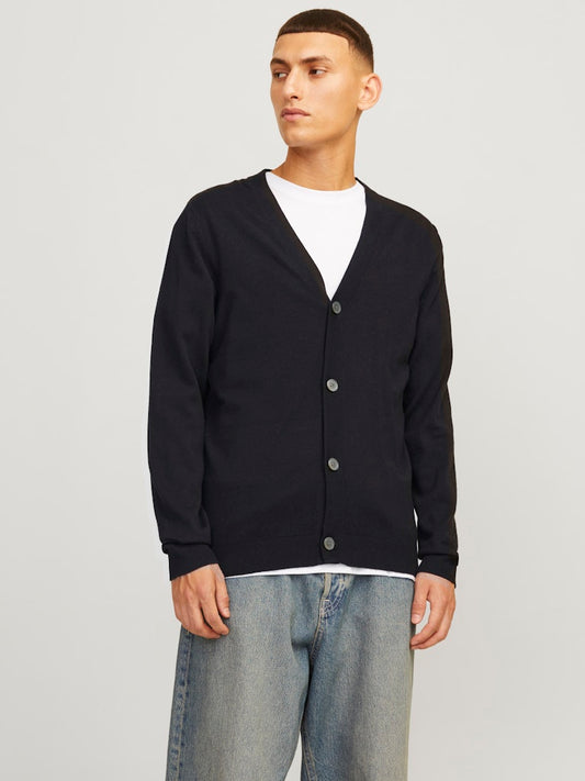 EMIL KNIT BUTTON CARDIGAN