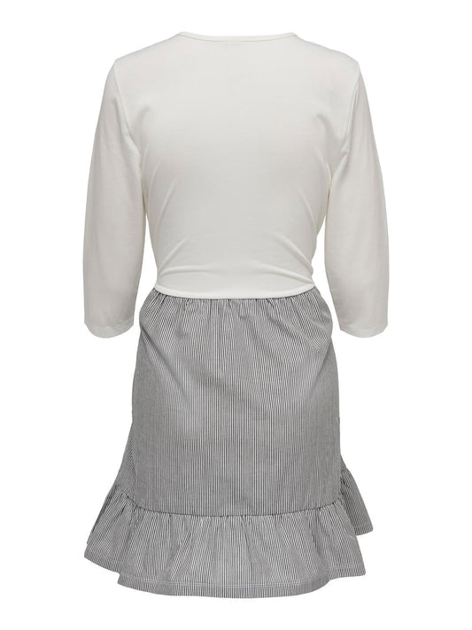 GABRIELLA 3/4 MIX DRESS