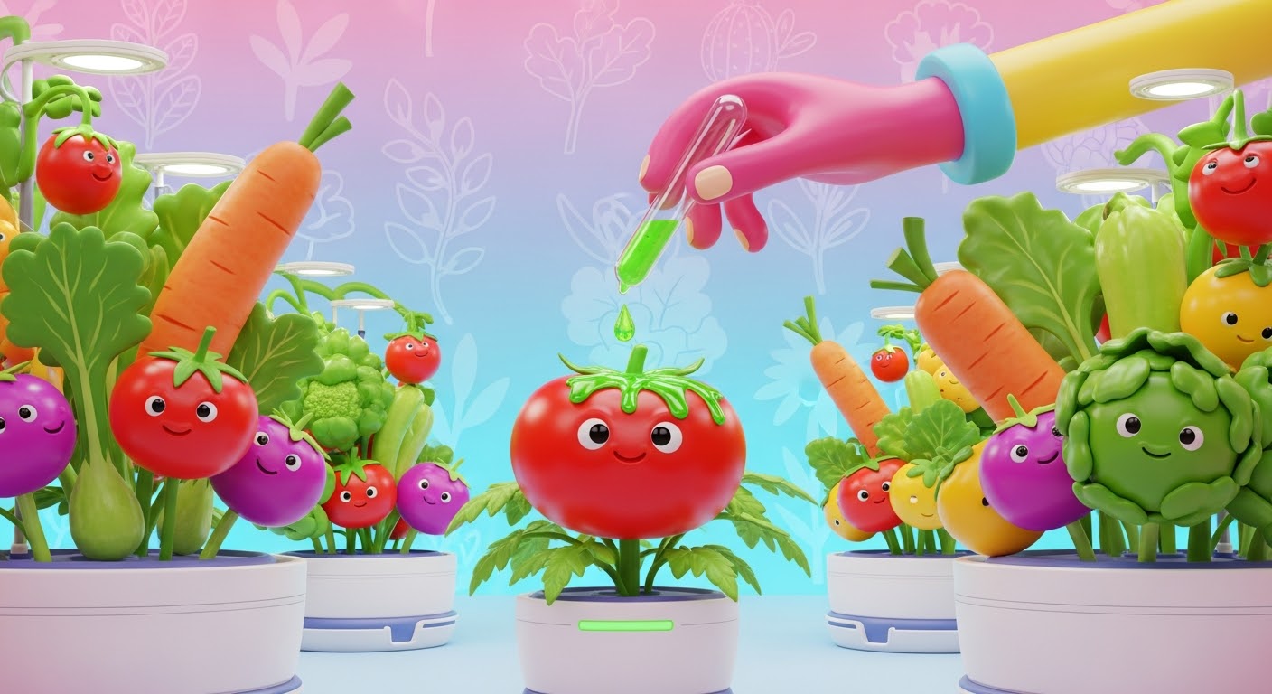 The edible smart garden: growing your own personalized nutrition