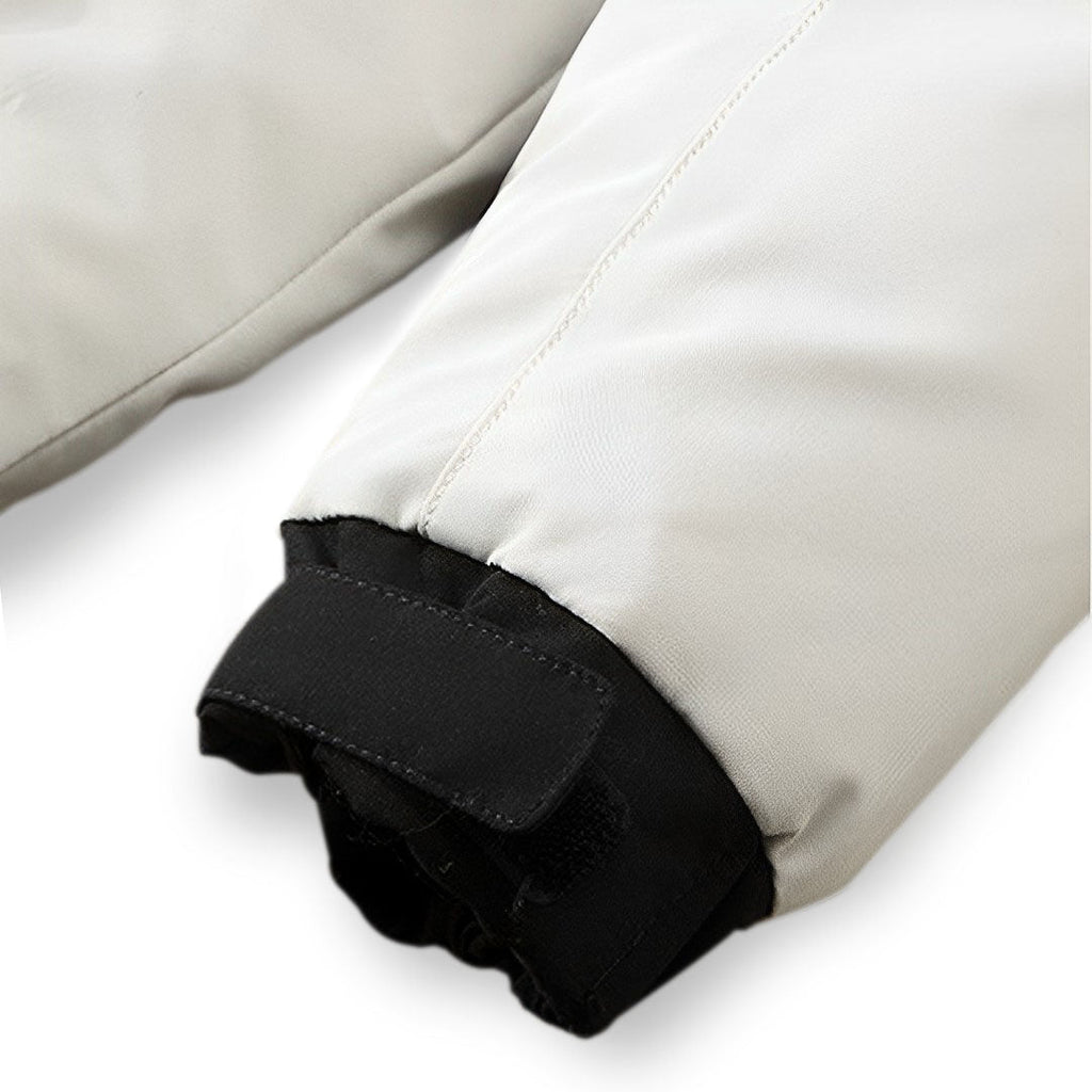 White 3XL Winter Fur Hooded Down Jacket Stylish Lightweight Quilted Warm Puffer Coat