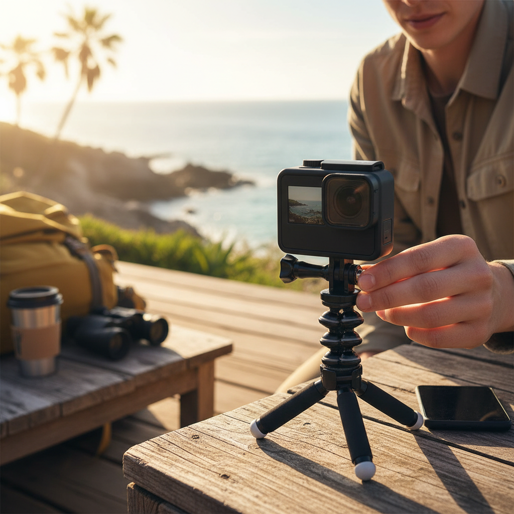 Adapter GoPro-fäste till 1/4" kameraskruv