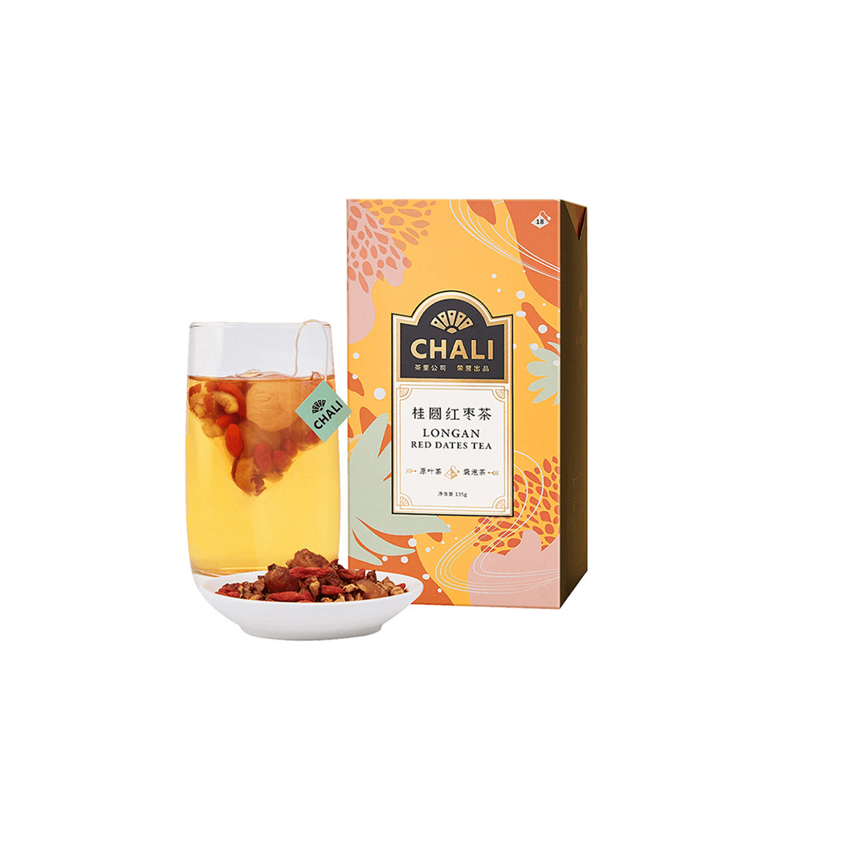 Longan Red Dates Tea 135g (18 Tea Bags)-0