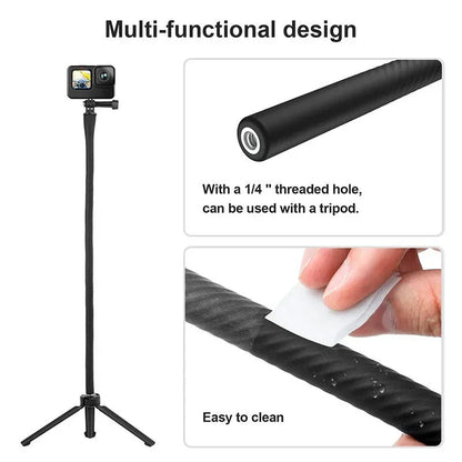 Telesin Flexible Mount - Flexibelt Svanhalsfäste 1/4" till GoPro