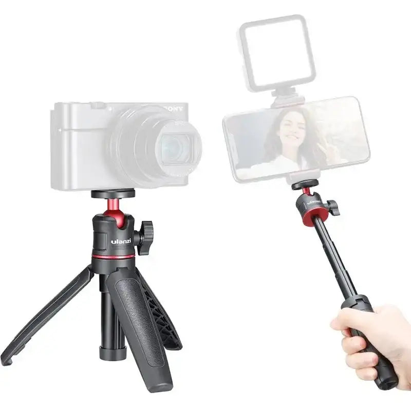 Ulanzi MT-08 Bordsstativ Tripod / Sellfiepinne med 360 kulled, 1/4" skruv