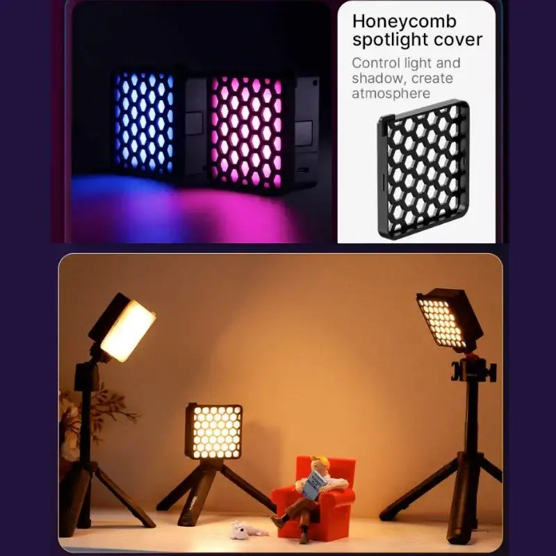 Ulanzi VL49RGB Pro – Kompakt belysning för foto & video med RGB, magnetfäste och full kontroll