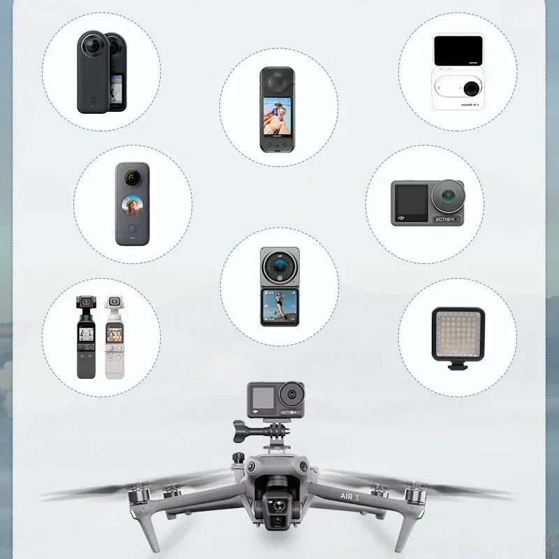 Fäste / hållare för kamera / tillbehör till DJI Air 3 / Air 3S - Multifunktion