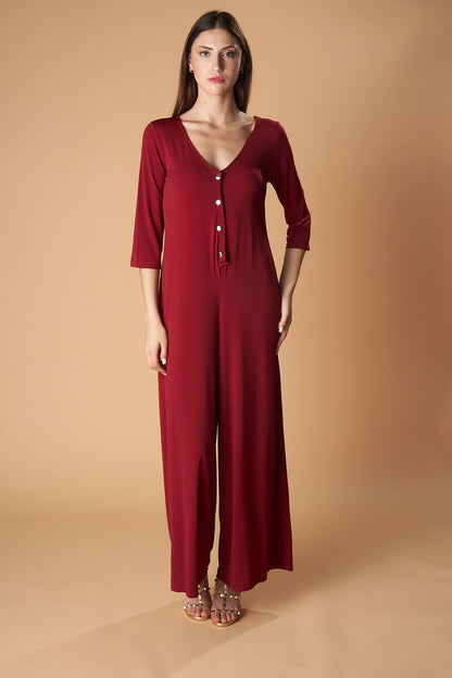 3/4 SLEEVE JUMPSUIT-1