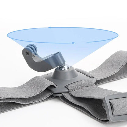Huvudfäste 360° till GoPro - Elastiskt