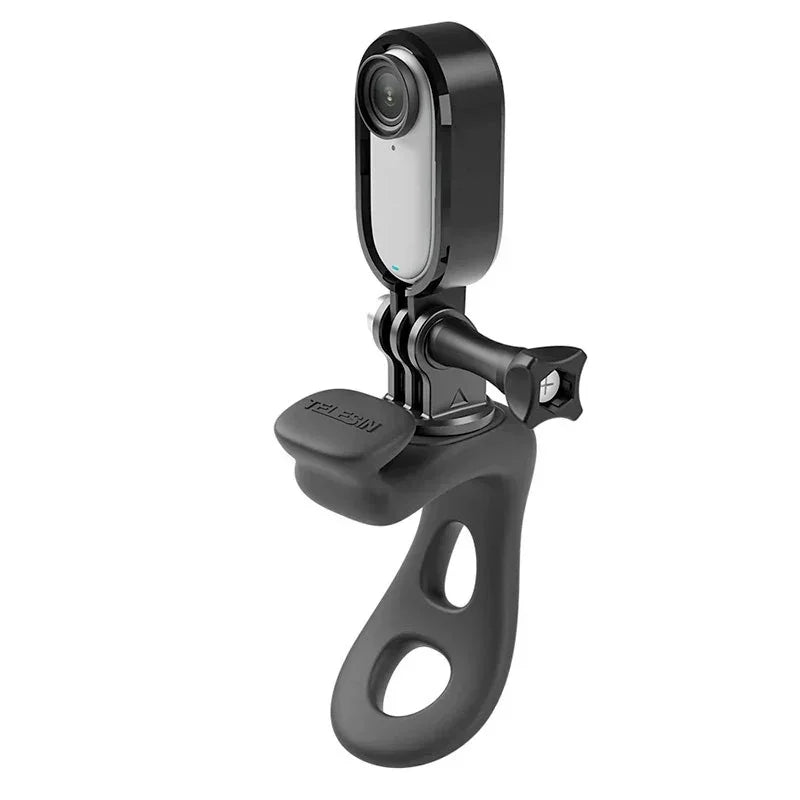 Telesin Flexibelt Silikonfäste 360° für Kamera - Schwarz