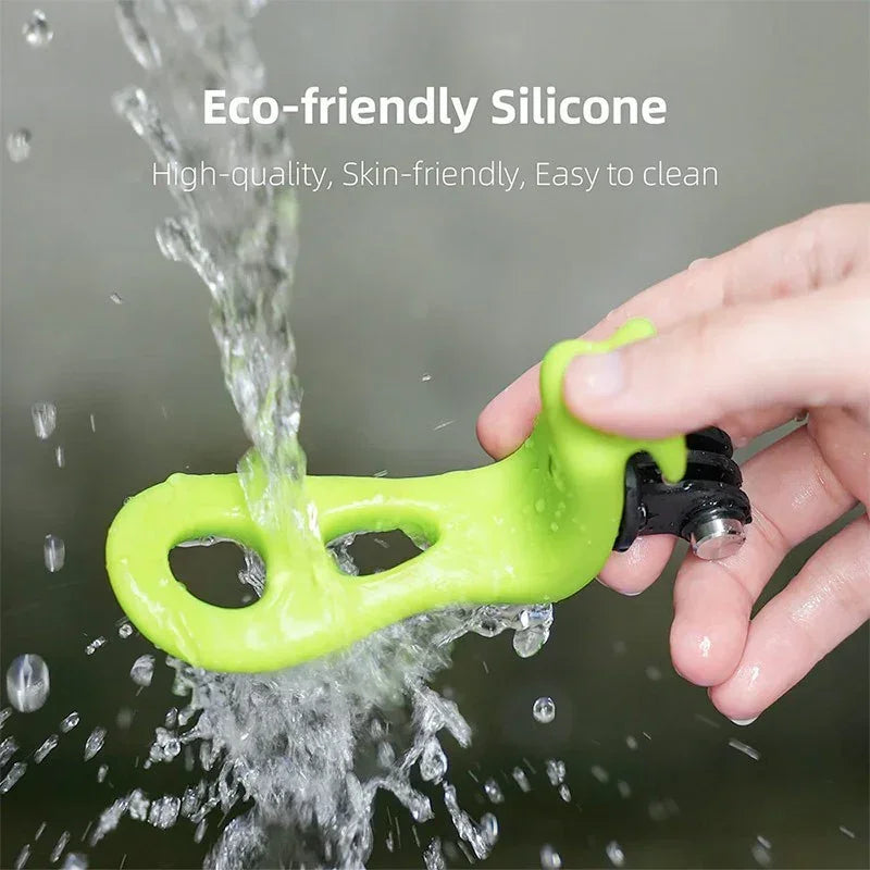 Telesin Flexibelt Silikonfäste 360° für Kamera - Schwarz