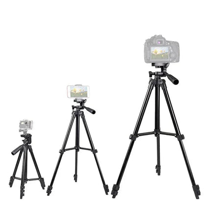 Tripod / kamerastativ 360° Light + mobilhållare - Aluminium 370-1020mm