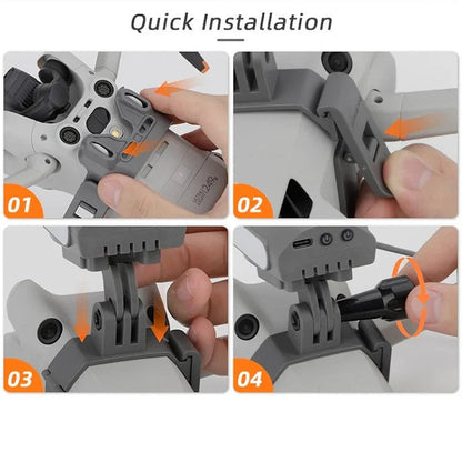 Fäste / hållare för kamera / tillbehör till DJI Mini 4 Pro - Ovansida