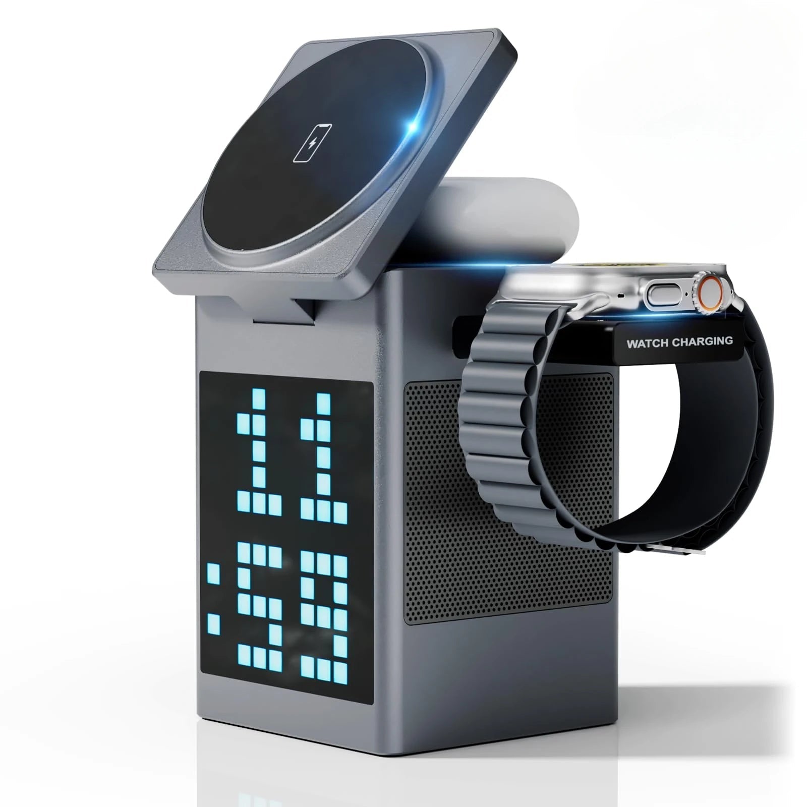 6-in-1 Magnetisches kabelloses Ladegerät &amp; Lautsprecher