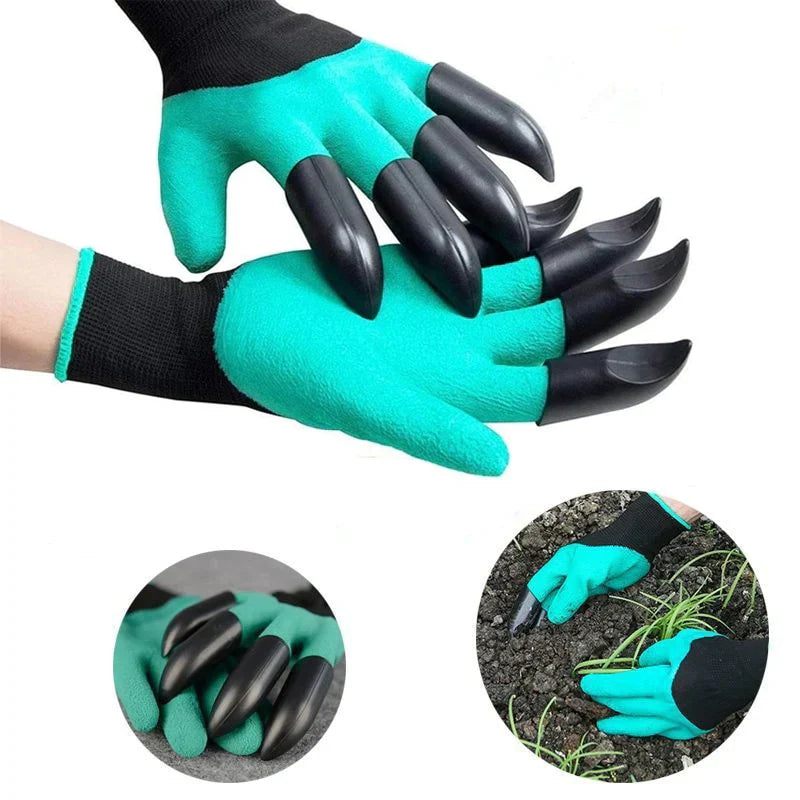 Gartenhandschuhe mit Krallen