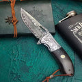 Damascus Steel Folding Knife
