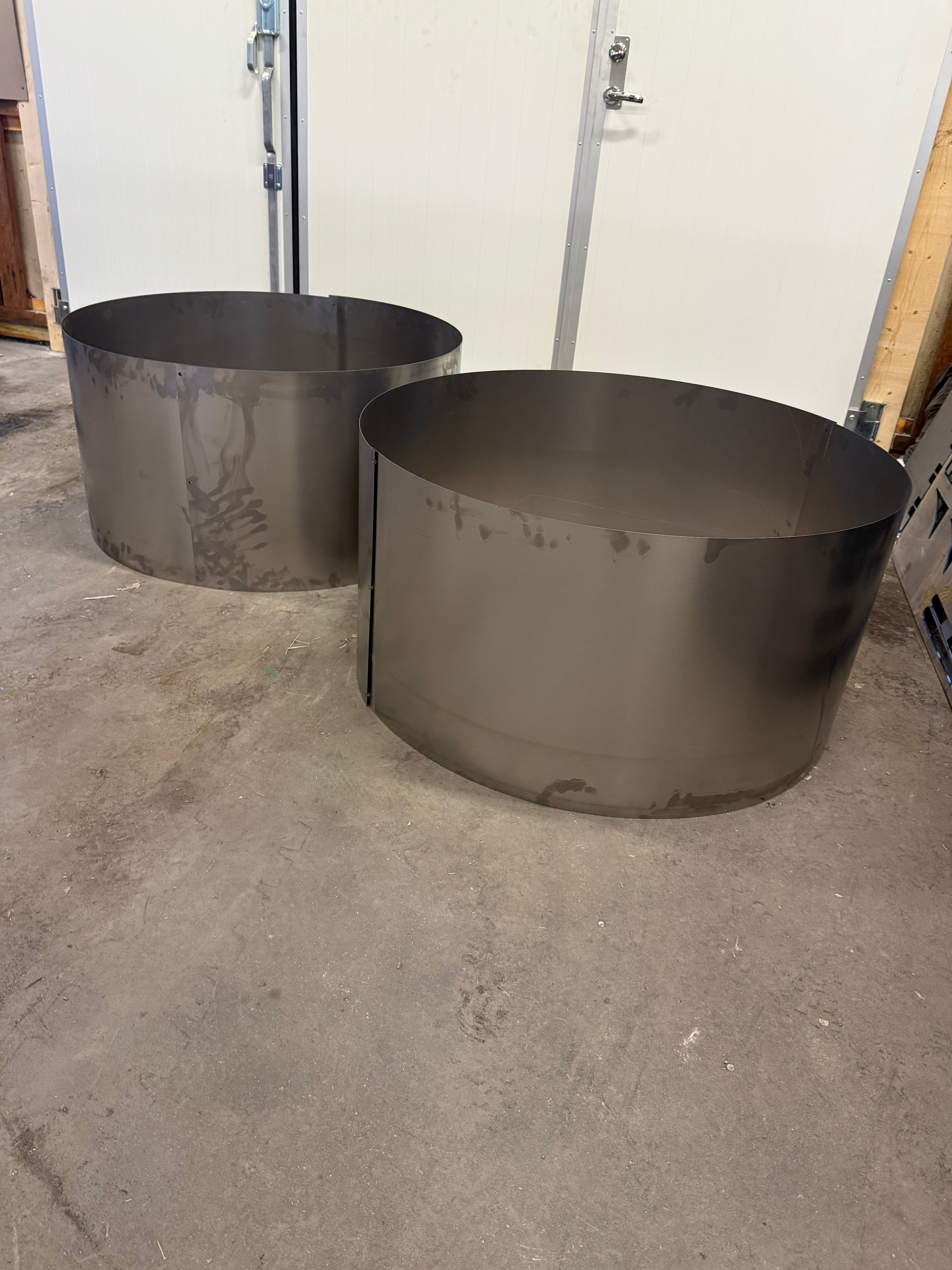 Odlingslåda Rund Corten