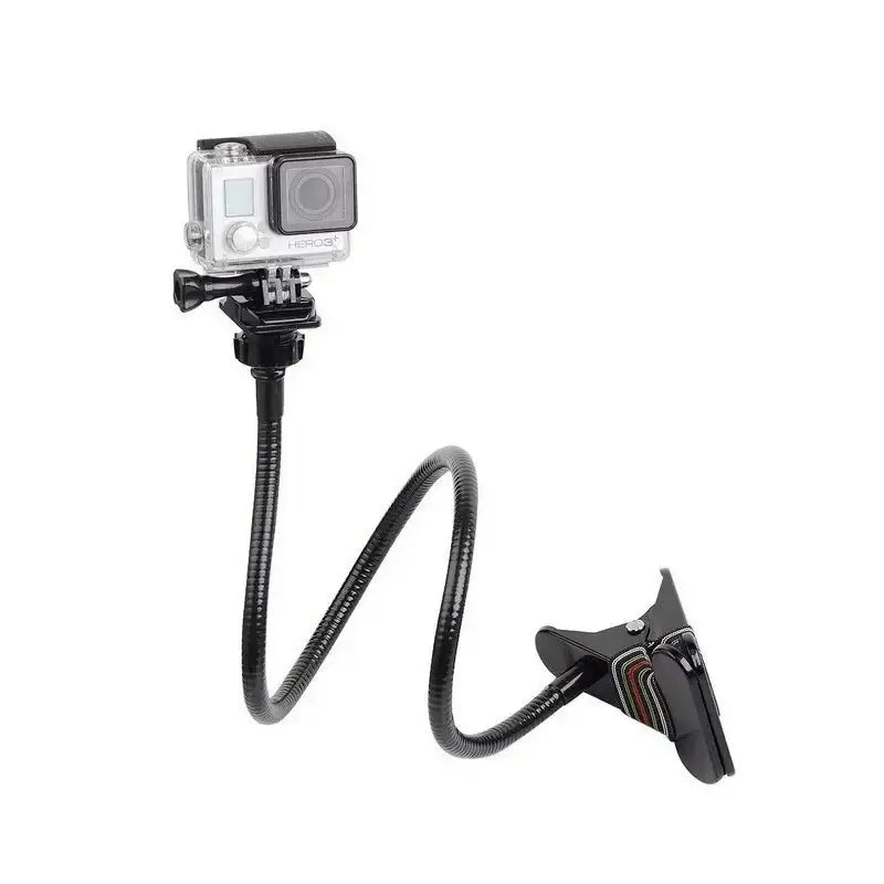 Böjbart svanhalsstativ med klämma - Metall