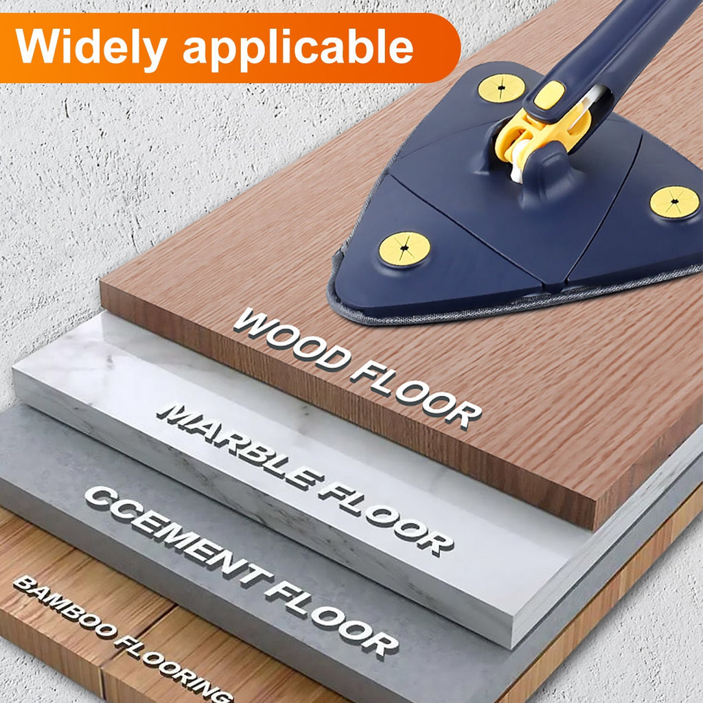 Selbstauspressender dreieckiger Wischmopp