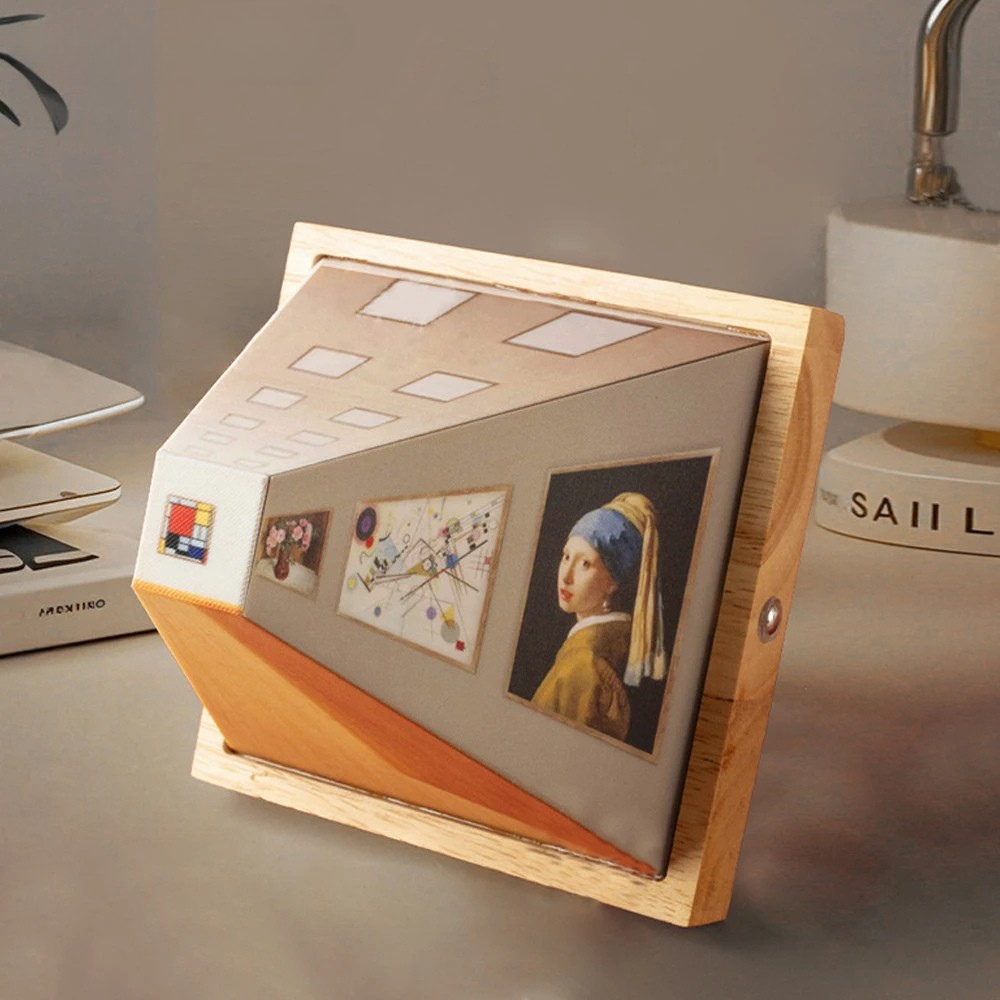 3D-Nachtlichtmalerei mit freiem Blick