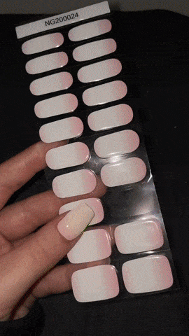 Gel-Nagelfolien mit UV-Lampen-Set