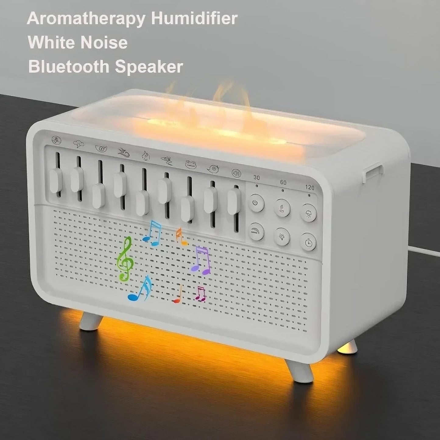 3-in-1 Bluetooth Humidifier with Night Light & White Noise