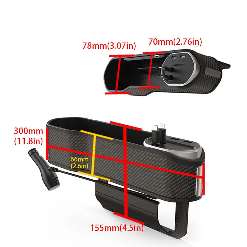 Autositz-Spaltorganizer &amp; Füller