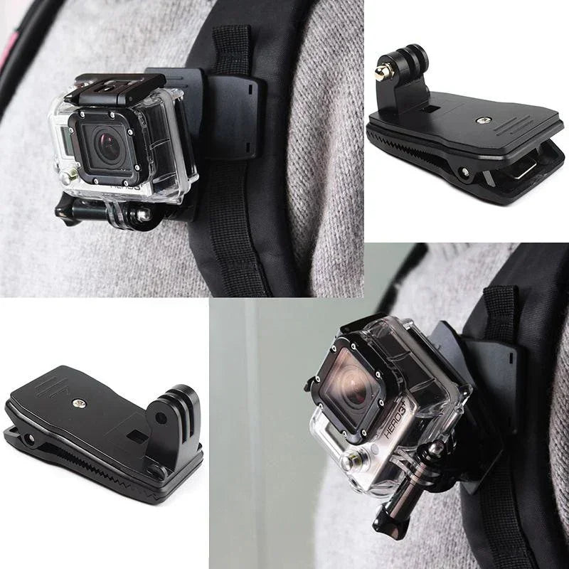Snabbfäste / klämma to GoPro-kamera 360 Grader