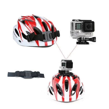 GoPro-snabbfäste med spännband för hjälm