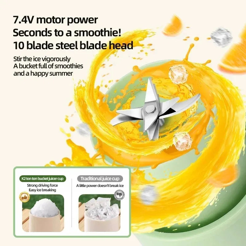 Tragbarer Fruchtentsafterbecher