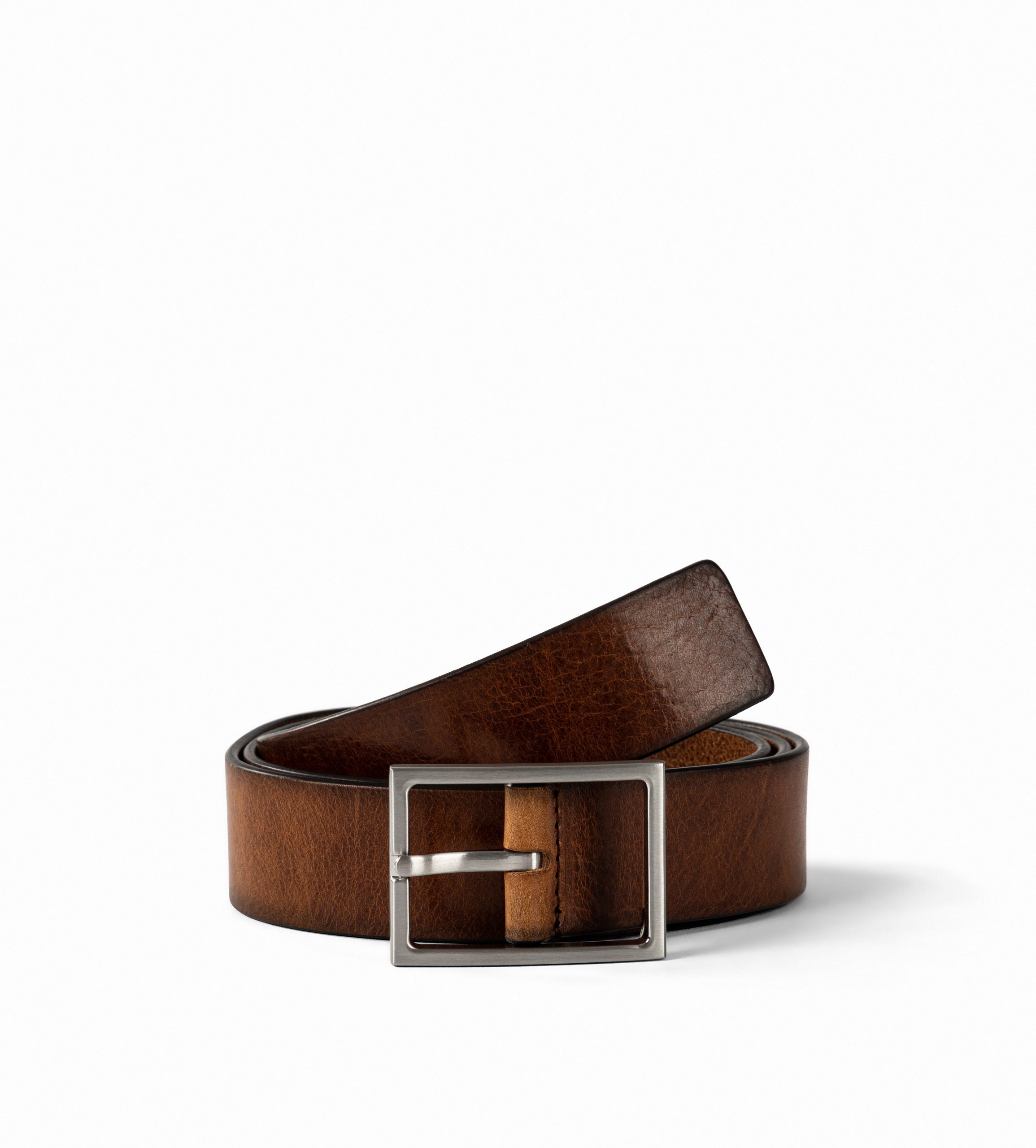 TÅNGEN Gürtel 35 mm Mittelbraun