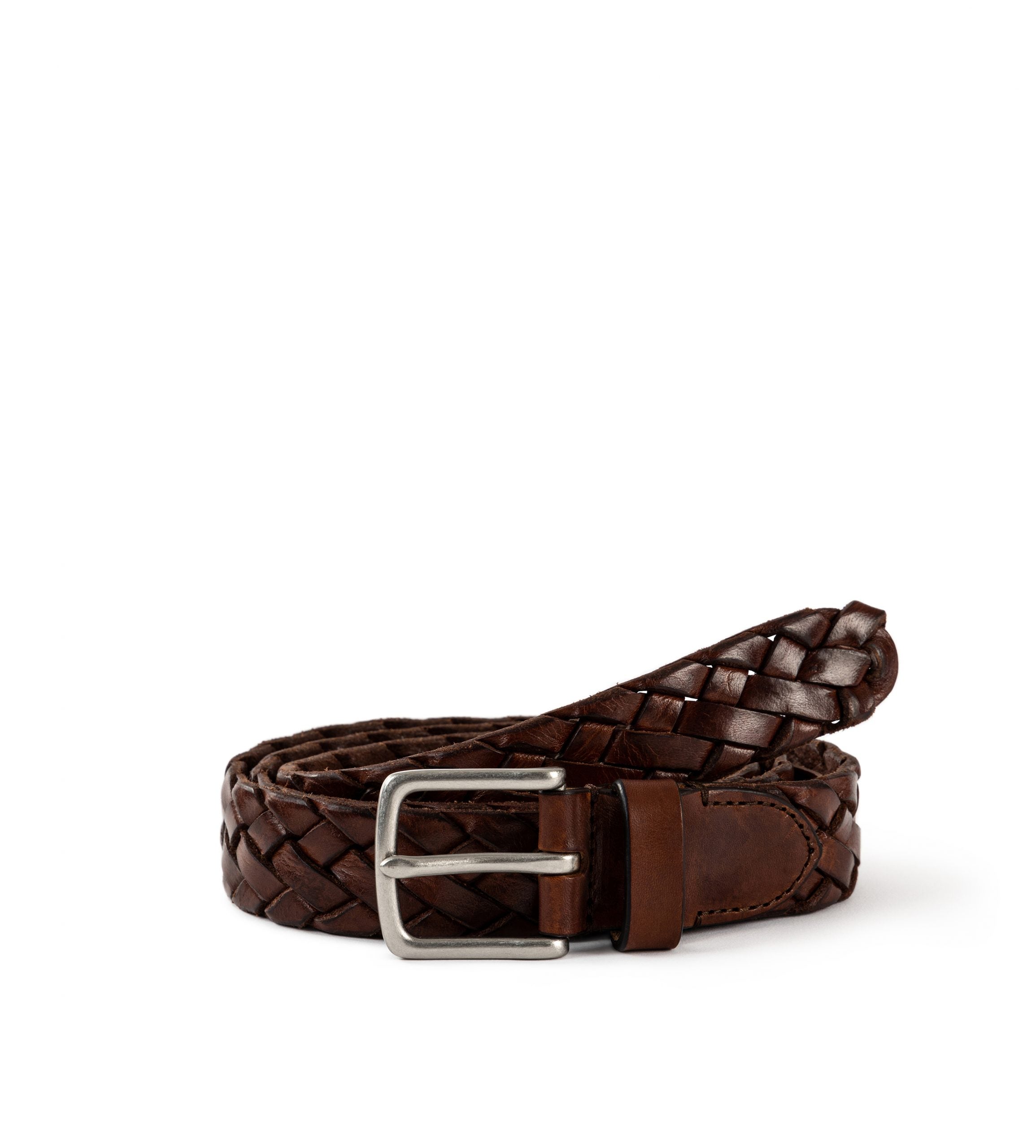 KÄRRADAL Braided Belt 30mm Midbrown
