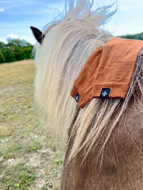 Ridstrumpa Allround Jordbrun 75 % Merinowolle