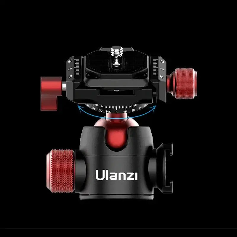 Ulanzi U-70 Kulledsfäste Vlog med tillbehörshållare 360 grader - Aluminium