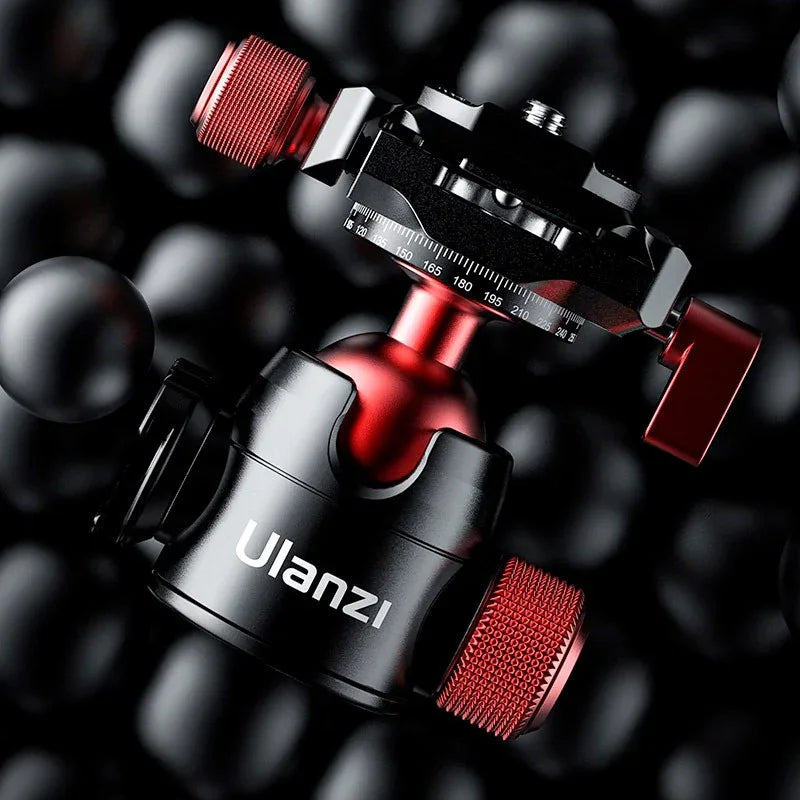 Ulanzi U-70 Kulledsfäste Vlog med tillbehörshållare 360 grader - Aluminium