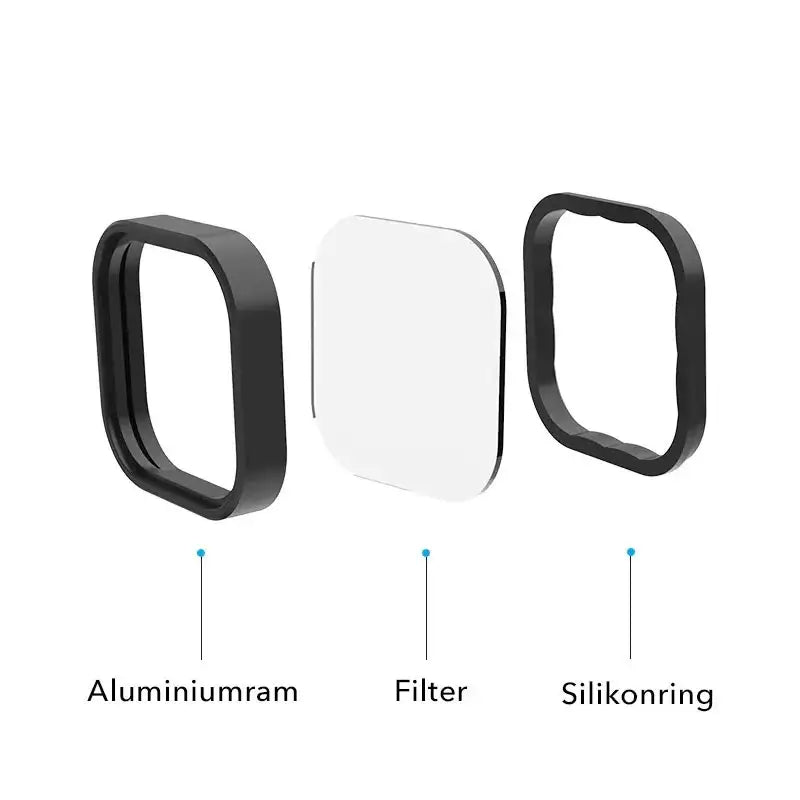 Telesin Filter 3-pack - ND8 + ND16 + ND32 till GoPro Hero12/11/Mini/10/9 Black - Kit