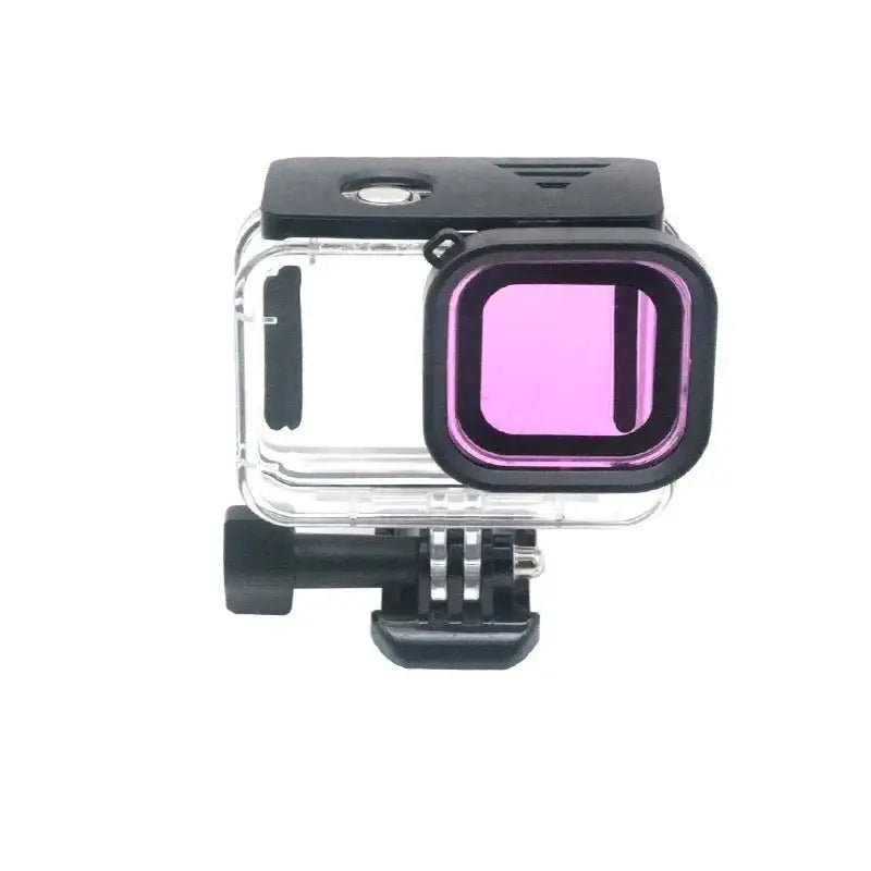 Telesin Färgfilter Röd + Ljusröd + Lila till Hero13/12/11/10/9 Black i vattentätt skal - Paket