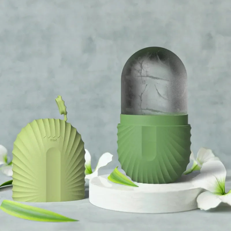 Silikon-Gesichts-Eisform &amp; Massagegerät