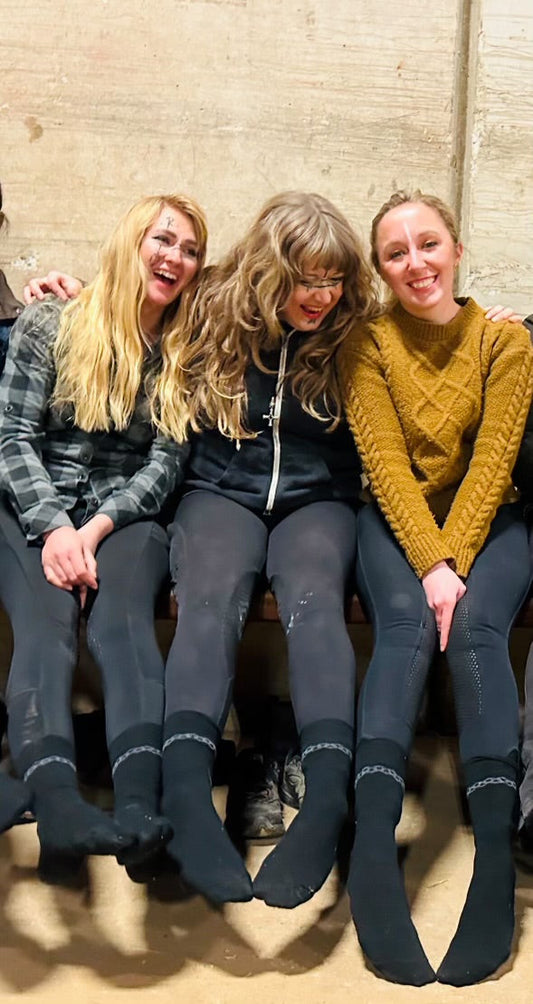 Reidsokkar Mjölnir Jodhpur Svart