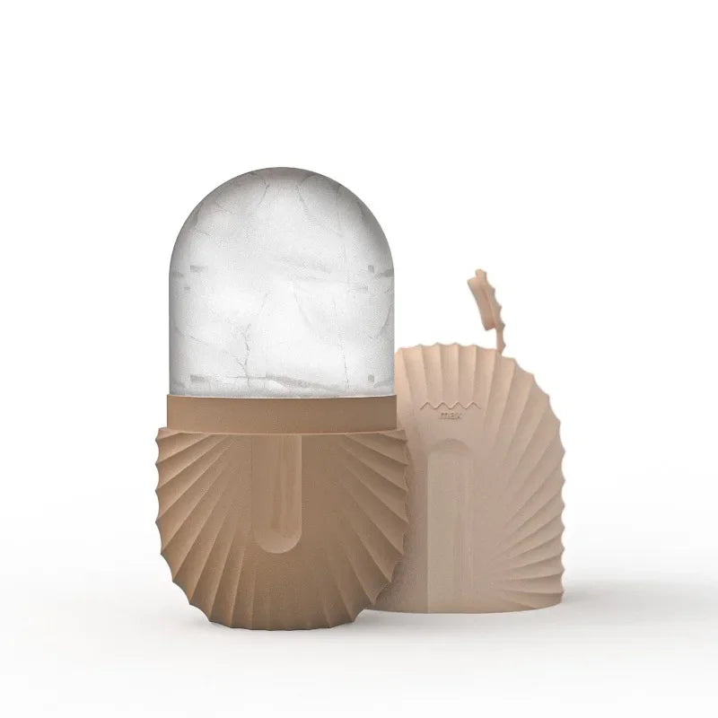 Silikon-Gesichts-Eisform &amp; Massagegerät