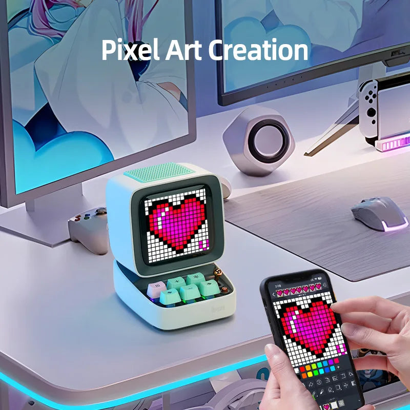 Retro-Pixel-Art-Lautsprecher