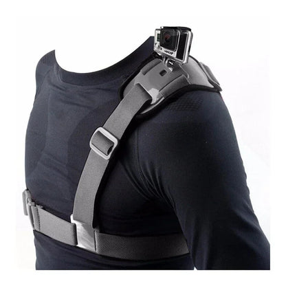 Sele för axel med med fäste för kamera