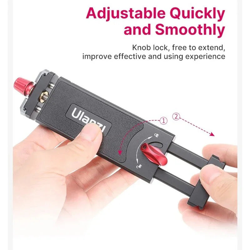 Ulanzi U-Pad III Tablet-Klemme – Halterung für 1/4-Zoll-Schraube – Aluminium