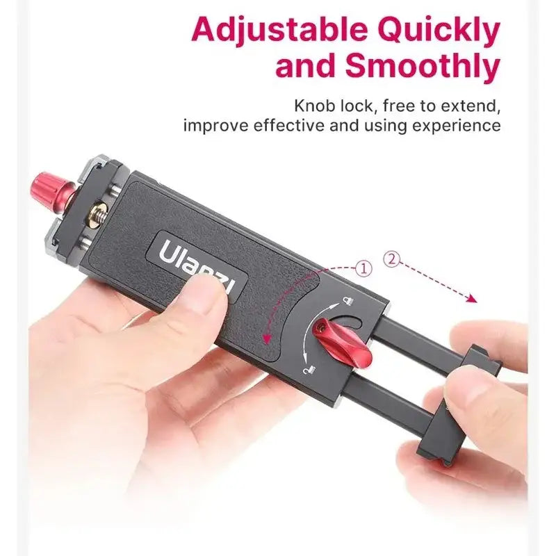 Ulanzi U-Pad III Tablet Clamp Fäste - hållare Padda till 1/4" skruv - Aluminium