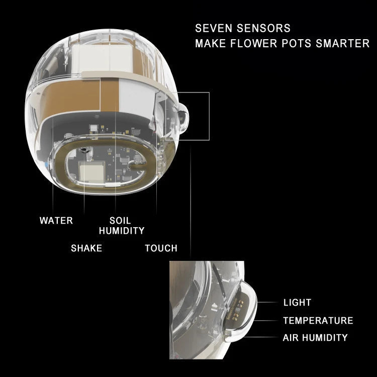 Intelligenter kleiner Blumentopf