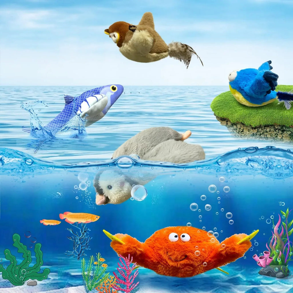 Interaktives Vogel-Katzen-Spielzeug