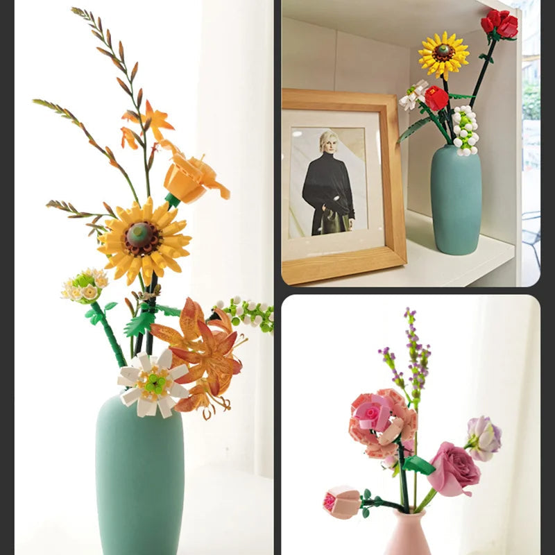 Romantischer Rosenblumenstrauß