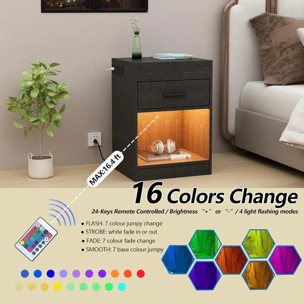 Nachttisch mit RFID-Schloss